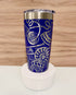 Laser Engraved Knitting Pattern 20 Oz Tumbler